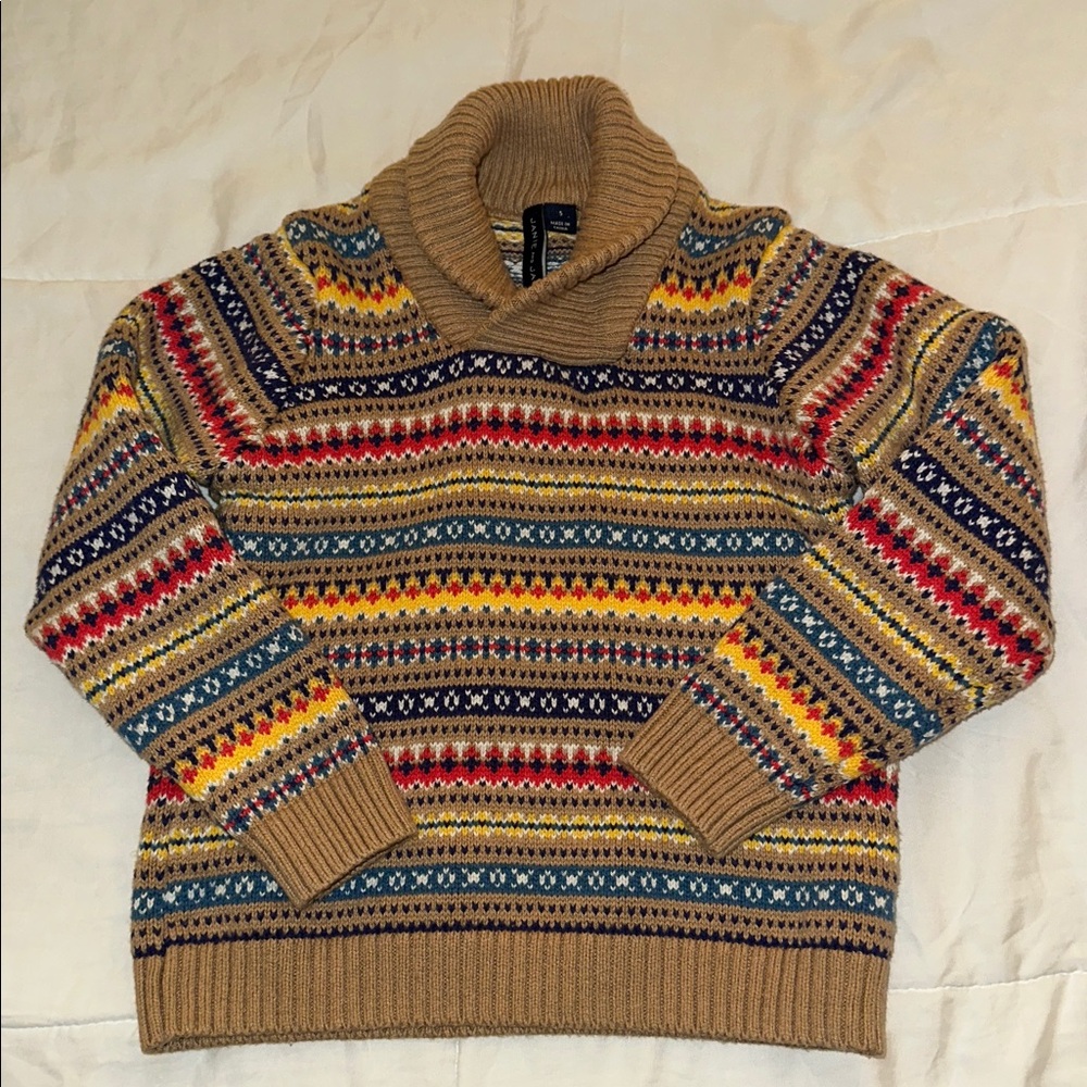 Janie and Jack Fair Isle Sweater